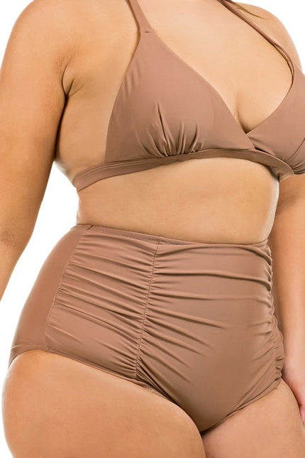 Two Piece High Waist with Ruthe Front