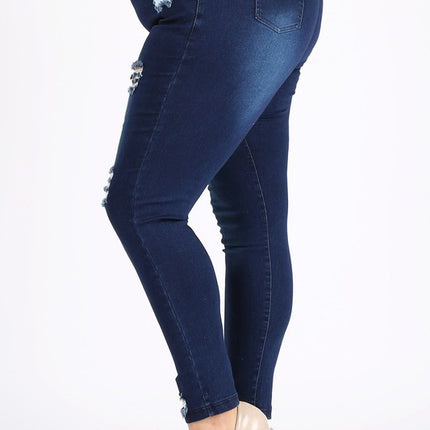 4X5X-5X6X Plus Jeggings Denim Pants