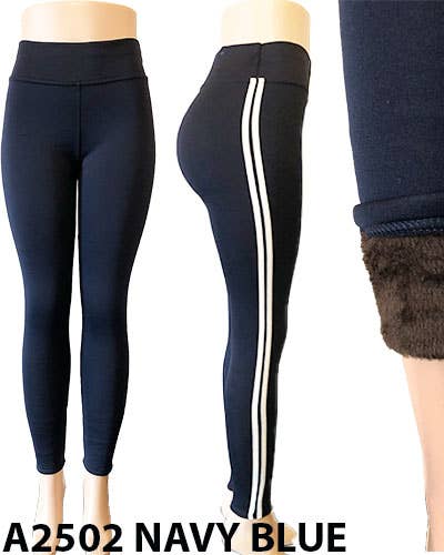 WINTER LEGGINGS FLEECE INSIDE Navy Blue