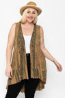 Tan/Floral / 1XL