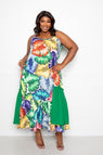 Multi/Green / 1XL