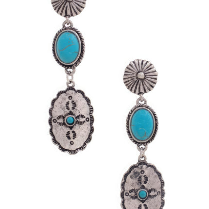 Oval Dangle Earring