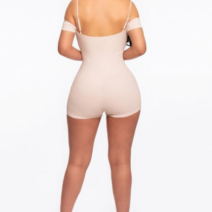 Infinity Off-shoulder Knitted Rompers