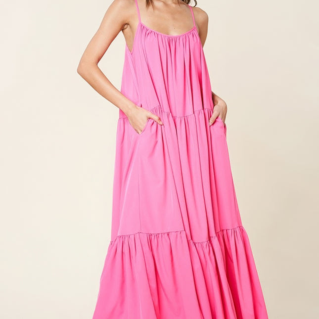 Maxi Sun Dress With Pockets