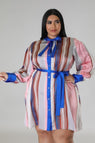 Brown/Blue / 1XL