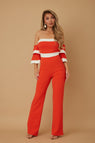 Orange/white / S