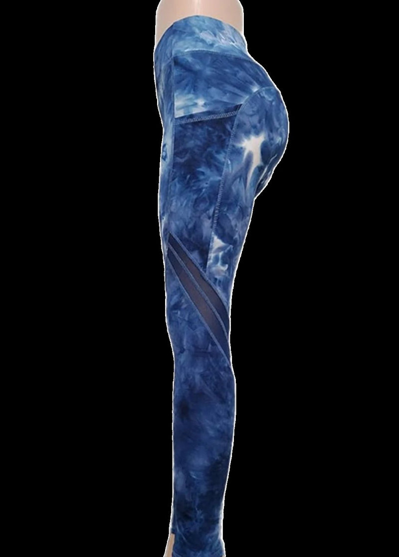 Blue / White Lydaa legging
