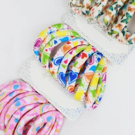 Assorted print hair tie set