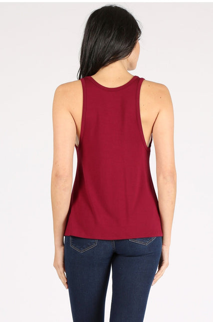 Ladies loose fit tank top