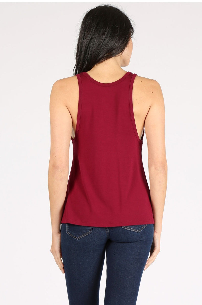 Ladies loose fit tank top