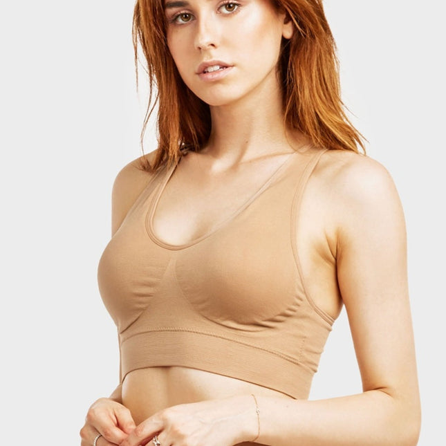 Large/X-LARGE ladies razor back sports bra seamless