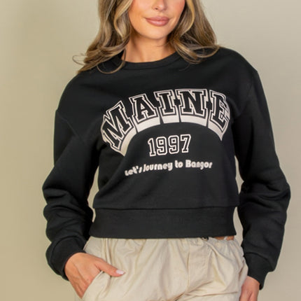 Graphic Drop Shoulder Sweatshirt