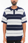 Navy White / S