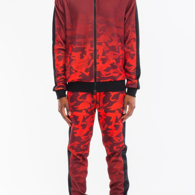 Mens Camo Ombre Print Track Pants