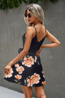 Black Pink Floral / S