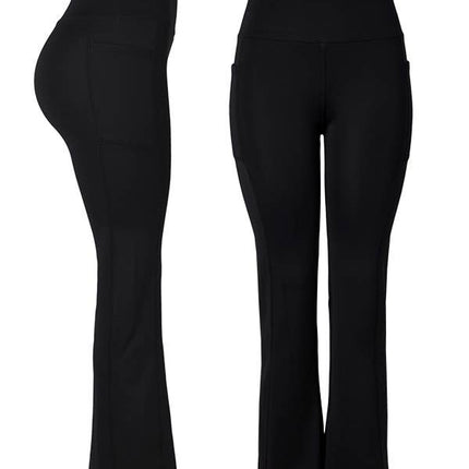 WINTER FLAIR PANTS FUR LINED W/ POCKETS: Black