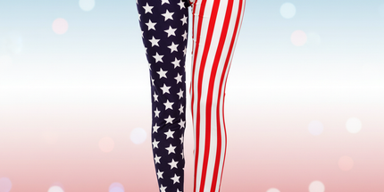 American Flag Leggings