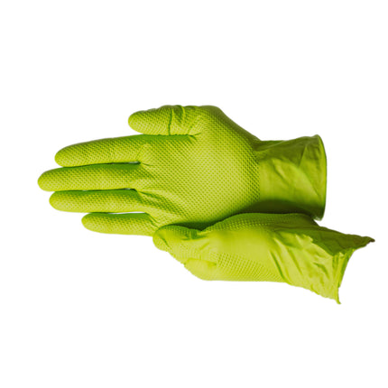 First Glove 8 Mil Green Nitrile Box of 100/CT :Box / XX-Large