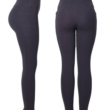 WINTER LEGGINGS THICK FLEECE INSIDE: DARK PURPLE