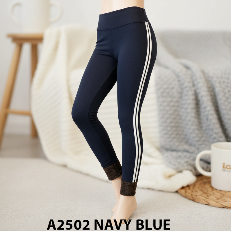 Navy Blue Winter Leggings