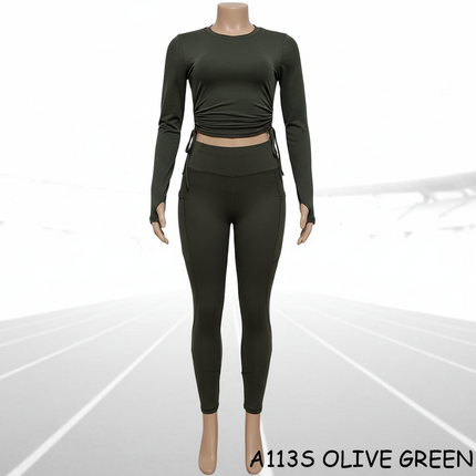 Olive Yoga Set