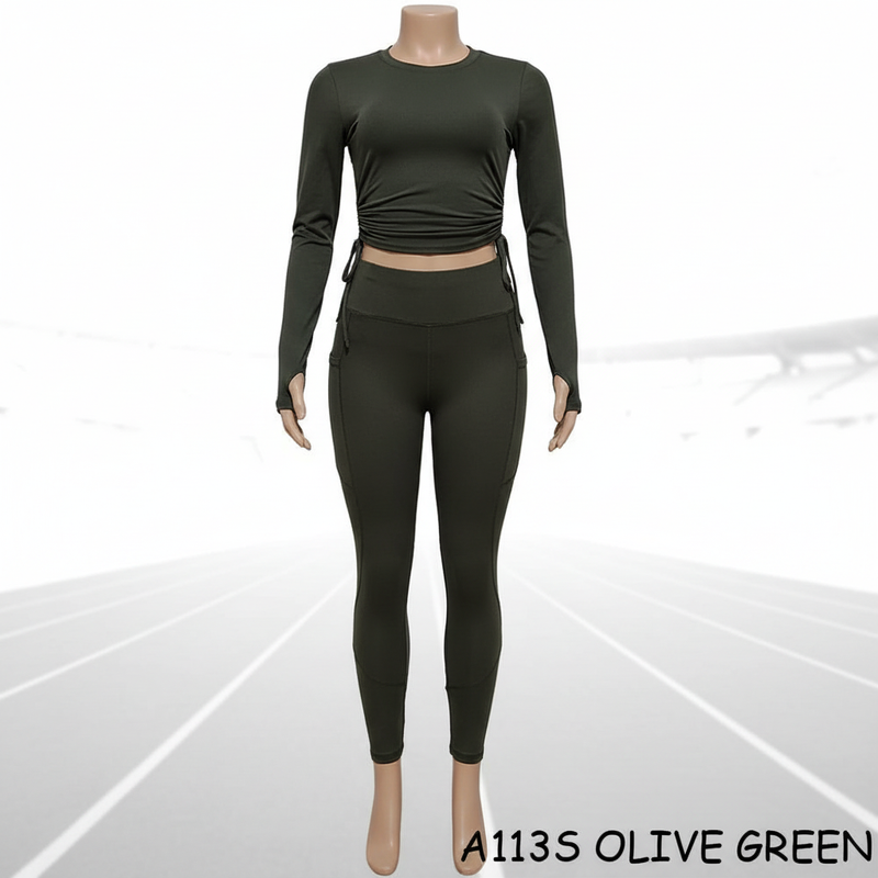 Olive Yoga Set