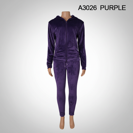 Purple Velvet Set