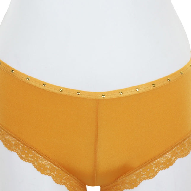 Cut Out Lace Back Hipster