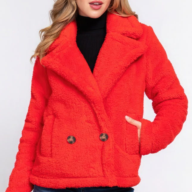 Faux Fur Sherpa Jacket