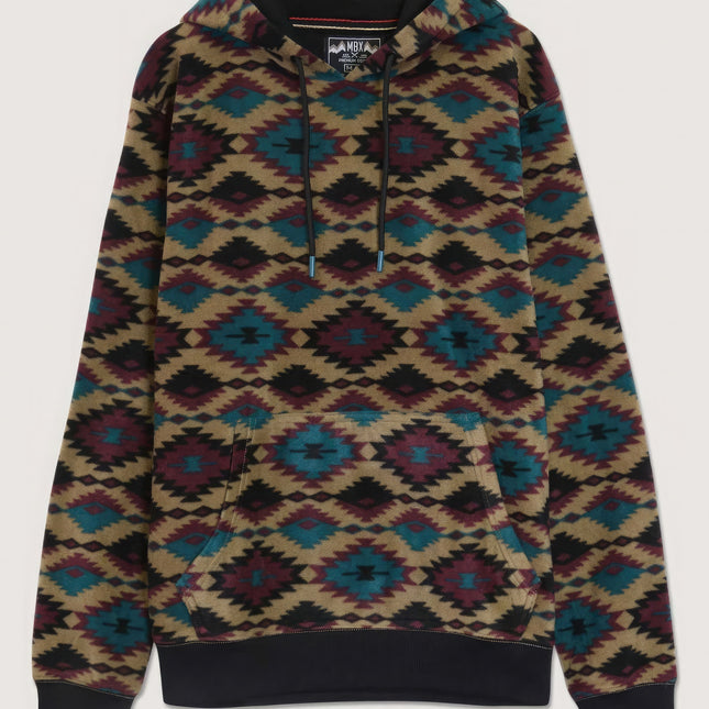 Aztec Diamond Print Pullover