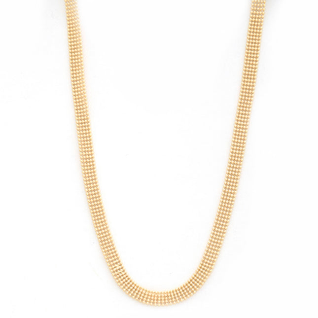 Sodajo Gold Dipped Brass Chain Necklace