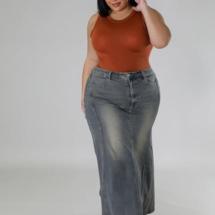High-waisted Stretch Skirt