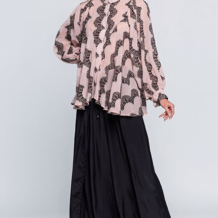See Through Shirt With Lace Detail